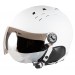 Skvěle padnoucí helma Damani Taurus A02 s robustní konstrukcí a sklopným zatmavovacím štítem. Vysoká kvalita provedení a certifikované materiály jsou zárukou kvality a komfortu. Barva: bílá