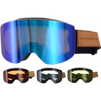Magnetické brýle Damani GA03 - REVO sklo modré + rozjasňujíci sklo