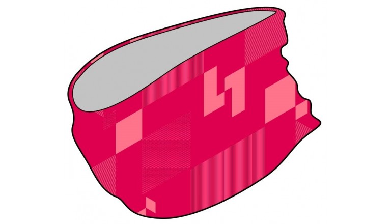 Zateplený nákrčník Lusti - pink