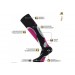 Sjezdové ponožky Lasting SBP (-35 až 5°C) - černo-růžové